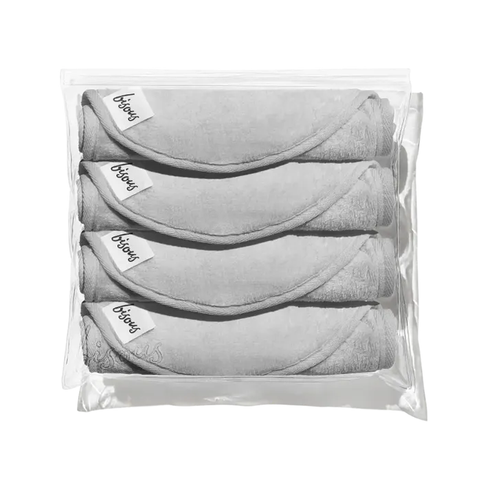 4 pack of Grey Bisous cloths